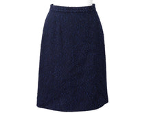 Load image into Gallery viewer, CHANEL シャネル タイトスカート ツイード P08916V05319 97C FRANCE製 ウール ナイロン ネイビー サイズ38 美品 中古 47816