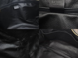 CELINE セリーヌ ボストンバッグ45 ハンドバッグ オールドセリーヌ マカダム ヴィンテージ ブラック PVC レザー 良品 中古 47820