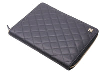 Load image into Gallery viewer, 極美品 CHANEL シャネル ココマーク マトラッセ カードケース 名刺入れ 6番台 キャビアスキン ブラック 中古 47847