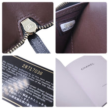 Load image into Gallery viewer, 極美品 CHANEL シャネル ココマーク マトラッセ カードケース 名刺入れ 6番台 キャビアスキン ブラック 中古 47847