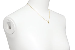 Christian Dior クリスチャン・ディオール ロゴネックレス チャームアイテム シンプル CD GP ゴールド 中古 47867