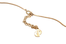 Load image into Gallery viewer, Christian Dior クリスチャン・ディオール チェーンネックレス GP ゴールド ロゴネックレス 美品 中古 47870