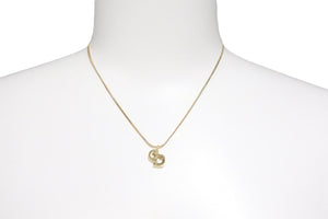 Christian Dior クリスチャン・ディオール チェーンネックレス GP ゴールド ロゴネックレス 美品 中古 47870