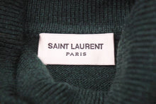 Load image into Gallery viewer, 極美品 SAINT LAURENT サンローラン ハイネック ニット トップス KS36 709472 カシミヤ グリーン サイズXS 中古 47875