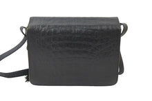 Load image into Gallery viewer, GIANNI VERSACE ジャンニヴェルサーチ ショルダーバッグ 肩掛けバッグ レザー ブラック シルバー金具 良品 中古 47879