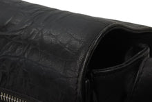 Load image into Gallery viewer, GIANNI VERSACE ジャンニヴェルサーチ ショルダーバッグ 肩掛けバッグ レザー ブラック シルバー金具 良品 中古 47879