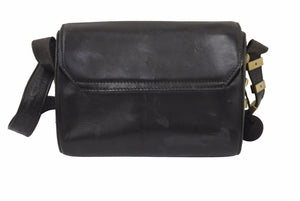 GIANNI VERSACE ジャンニヴェルサーチ ショルダーバッグ 肩掛けバッグ ヴィンテージ レザー ブラウン ゴールド金具 良品 中古 47889