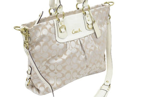 COACH コーチ キャンバス 2WAY ハンドバック ショルダーバック ショルダーストラップ付き F15441 中古 47894