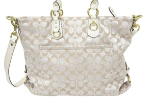 COACH コーチ キャンバス 2WAY ハンドバック ショルダーバック ショルダーストラップ付き F15441 中古 47894