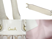 Load image into Gallery viewer, COACH コーチ キャンバス 2WAY ハンドバック ショルダーバック ショルダーストラップ付き F15441 中古 47894