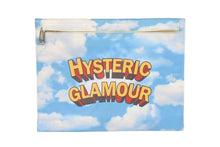 Load image into Gallery viewer, HYSTERIC GLAMOUR ヒステリックグラマー クラッチバッグ 空柄 マルチカラー シルバー金具 ユニセックス 美品 中古 47897