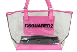 DSQUARED2 ディースクエアード トートバッグ ビニール レザー DSQUARED2 ディースクエアード トートバッグ ビニール レザー