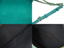 Load image into Gallery viewer, CHANEL Pharrell Williams シャネル ファレルウィリアムズ CCウエストバッグ コレクション 27番台 ターコイズ 美品 中古 47919 正規品
