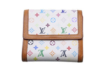 Load image into Gallery viewer, LOUIS VUITTON ルイ ヴィトン 財布 ポルトモネビエカルトクレディ モノグラムマルチカラー ホワイト M92983 美品 中古 47927