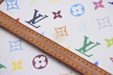 Load image into Gallery viewer, LOUIS VUITTON ルイ ヴィトン 財布 ポルトモネビエカルトクレディ モノグラムマルチカラー ホワイト M92983 美品 中古 47927