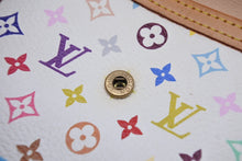 Load image into Gallery viewer, LOUIS VUITTON ルイ ヴィトン 財布 ポルトモネビエカルトクレディ モノグラムマルチカラー ホワイト M92983 美品 中古 47927