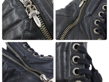 Load image into Gallery viewer, CHROME HEARTS クロムハーツ RICK OWENS リックオウエンス 銀座店 CHクロス ジオバスケット スニーカー サイズ38 良品 中古 47958
