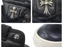 Load image into Gallery viewer, CHROME HEARTS クロムハーツ RICK OWENS リックオウエンス 銀座店 CHクロス ジオバスケット スニーカー サイズ38 良品 中古 47958