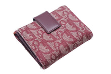 Load image into Gallery viewer, Christian Dior クリスチャンディオール トロッター サドル二つ折り財布 総ロゴ D金具 02LU 中古 47959