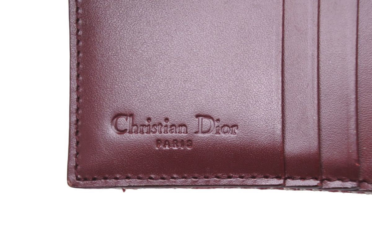 Christian Dior クリスチャンディオール トロッター サドル二つ折り