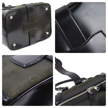 Load image into Gallery viewer, BALENCIAGA バレンシアガ トートバッグ ドクターバッグ ミラー付き シルバー金具 レザー ブラック 美品 中古 47966