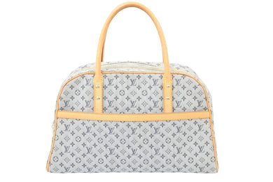 LOUIS VUITTON ルイ ヴィトン モノグラムミニ マリー ハンドバッグ ミニボストンバッグ キャンバス ブルー M92003 中古 47967
