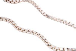 極美品 TIFFANY&Co. ティファニー ベネチアン チェーン ネックレス シルバー925 81g アクセサリー ジュエリー 中古 47973