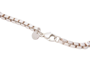 極美品 TIFFANY&Co. ティファニー ベネチアン チェーン ネックレス シルバー925 81g アクセサリー ジュエリー 中古 47973