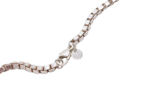 極美品 TIFFANY&Co. ティファニー ベネチアン チェーン ネックレス シルバー925 81g アクセサリー ジュエリー 中古 47973