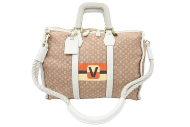 LOUIS VUITTON ルイヴィトン モノグラムミニラン キーポル イニシャル ボストンバッグ コレクションライン M40018 中古 47995