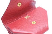 Load image into Gallery viewer, HERMES エルメス コインケース ルヴァンキャトル ルージュヴィフ シェブルミゾル ○W刻印 ゴールド金具 保存箱有り 美品 中古 47997