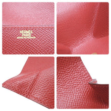 Load image into Gallery viewer, HERMES エルメス コインケース ルヴァンキャトル ルージュヴィフ シェブルミゾル ○W刻印 ゴールド金具 保存箱有り 美品 中古 47997