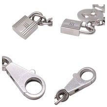Load image into Gallery viewer, HERMES エルメス アミュレット4 ブルロック バッグチャーム キーホルダー 50g ドッグ ホース H メタル シルバー 美品 中古 47998