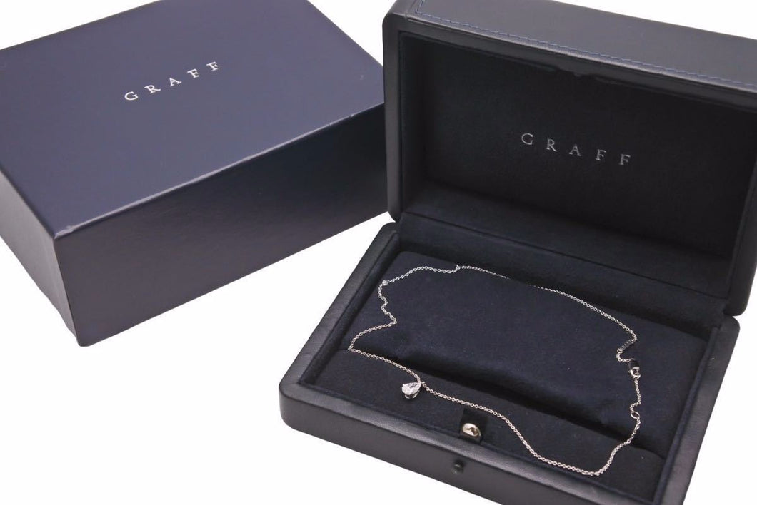 グラフ ダイヤ 0.55ct ネックレス VS2 NONE Pt950 GRAFF レディース ブリリアント 美品 中古 47999 正規品