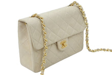 Load image into Gallery viewer, [USED/中古]CHANEL シャネル ショルダーバッグ ベージュ ラムスキン ゴールド金具 Cランク 中古 48054
