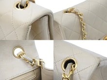Load image into Gallery viewer, [USED/中古]CHANEL シャネル ショルダーバッグ ベージュ ラムスキン ゴールド金具 Cランク 中古 48054