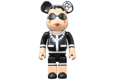 世界限定 激レア CHANEL シャネル BE@RBRICK ベアブリック 1000% MEDICOMTOY メディコムトイ カメリア フィギュア 中古 48073