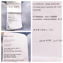Load image into Gallery viewer, 極美品 PRADA プラダ Impossible True Love インポッシブルトゥルーラブ 2016AW 半袖 レーヨン マルチカラー サイズXS 中古 48085