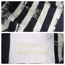 Load image into Gallery viewer, Vivienne Westwood ヴィヴィアンウエストウッド トートバッグ イントレチャート レザー ブラック 美品 中古 48089