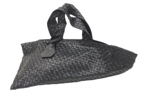 Vivienne Westwood ヴィヴィアンウエストウッド トートバッグ イントレチャート レザー ブラック 美品 中古 48089