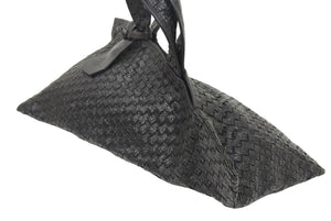 Vivienne Westwood ヴィヴィアンウエストウッド トートバッグ イントレチャート レザー ブラック 美品 中古 48089