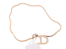 Load image into Gallery viewer, Christian Dior クリスチャンディオール ブレスレット ゴールド Dロゴ 中古 48099