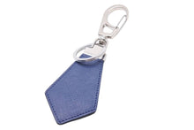 Load image into Gallery viewer, PRADA プラダ キーホルダー・キーチャーム レザー プレート付き 2PP041 053 ブルー系 中古 48100