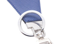 Load image into Gallery viewer, PRADA プラダ キーホルダー・キーチャーム レザー プレート付き 2PP041 053 ブルー系 中古 48100
