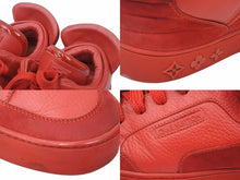 Load image into Gallery viewer, 極美品 LOUIS VUITTON × KANYE WEST ルイヴィトン × カニエウエスト DONS ドンズ スニーカー レッド サイズ 8ハーフ 中古 48113