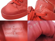 Load image into Gallery viewer, 極美品 LOUIS VUITTON × KANYE WEST ルイヴィトン × カニエウエスト DONS ドンズ スニーカー レッド サイズ 8ハーフ 中古 48113