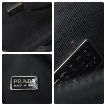 Load image into Gallery viewer, PRADA プラダ ハンドバッグ テスート ナイロン ブラック 三角ロゴ シルバー金具 美品 中古 48116
