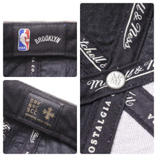 Load image into Gallery viewer, JUST DON ジャストドン BARNEYS NEW YORK トリプルネームコラボ スナップバックキャップ レザー ブラック 美品 中古 48130