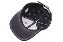 Load image into Gallery viewer, JUST DON ジャストドン BARNEYS NEW YORK トリプルネームコラボ スナップバックキャップ レザー ブラック 美品 中古 48130