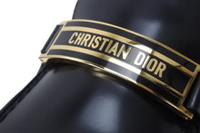 Load image into Gallery viewer, Christian Dior クリスチャンディオール ローファー カウハイド スウェード ブラック KDB757VES S29X ゴールド金具 新品未使用48144